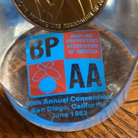 BPAA 50th Annual Convention San Diego California June 1982 Paperweight - Picture 3 of 7
